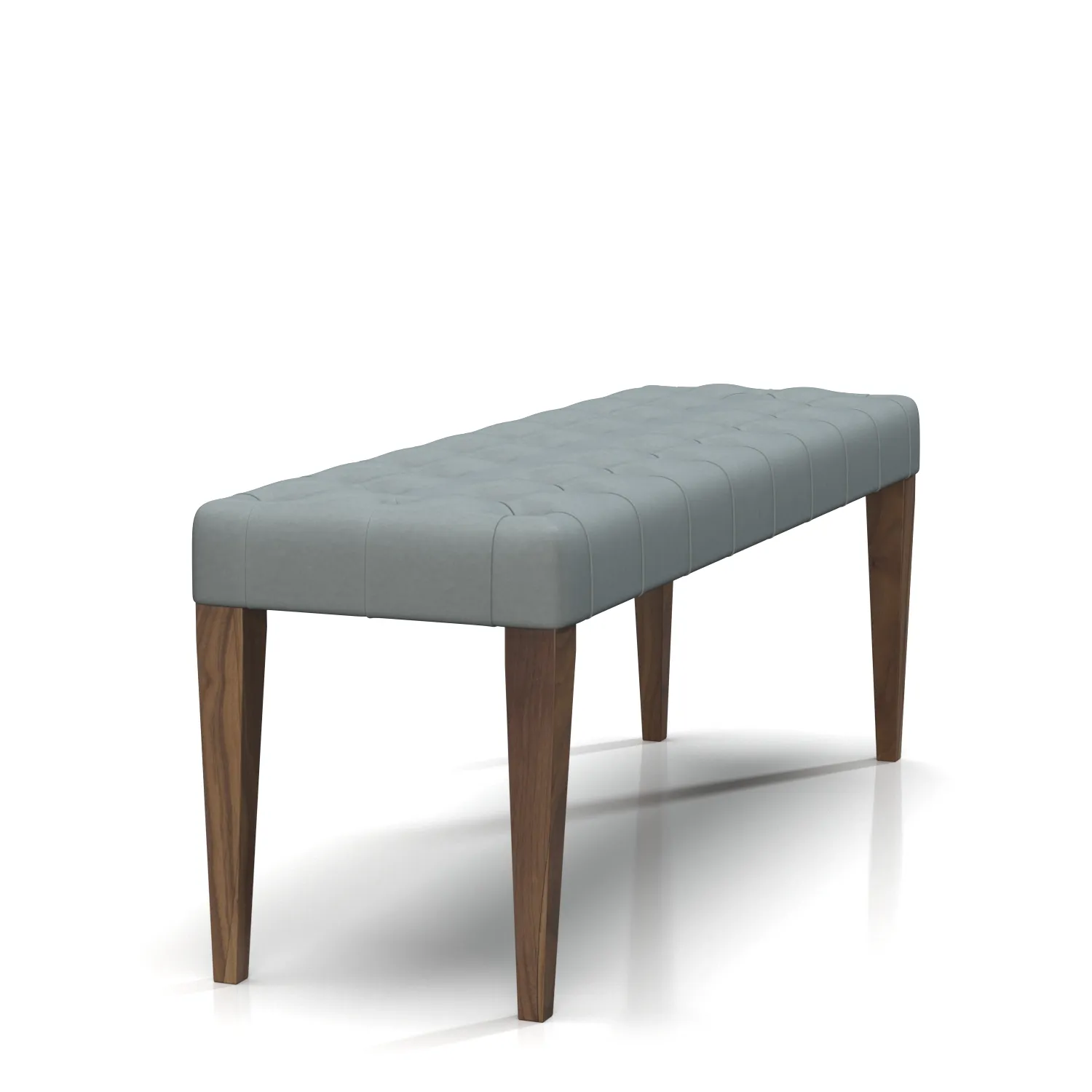 Helaena Velvet Upholstered Bench 3D Model_03